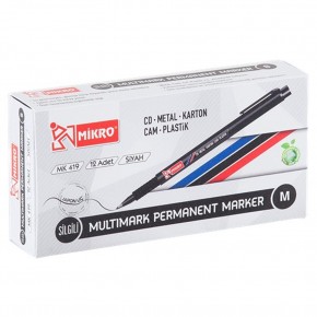 Mikro Asetat Kalemi Permanent M Seri Siyah MK 419 (1 Adet)