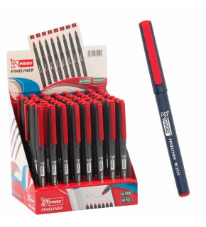 Mikro Fineliner Standlı Kalem Kırmızı M 2028-48 (1 Adet)