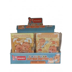 Mikro Hatıra Defteri  Kilitli Capybara St. GN-640 (1 Adet)