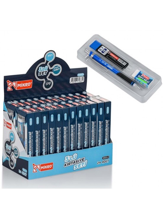 Mikro Kırtasiye Seti 0.7 MM St. 3003-3 Mikro Kırtasiye Seti 0.7 MM St. 3003-3