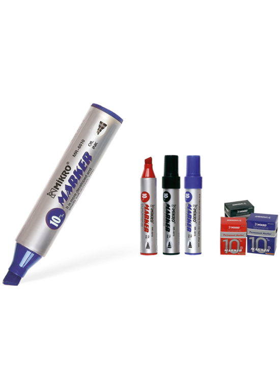 Mikro Markör Permanent Jumbo 10 MM Siyah MR-6010 (1 Adet)