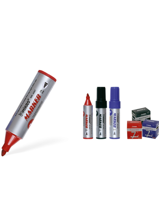 Mikro Markör Permanent Jumbo 7 MM Siyah MR-6007 (1 Adet) Mikro Markör Permanent Jumbo 7 MM Siyah MR-6007 (1 Adet)