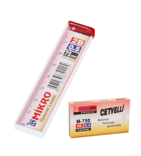 Mikro Min Cetvelli 2B 75 MM 0.5 MM M-750 (1 Adet)