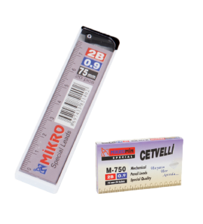 Mikro Min Cetvelli 2B 75 MM 0.9 MM M-750 (1 Adet)