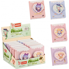 Mikro Not Defteri Minish Heart Squıshy Mini 128 YP MİNİ-40 (1 Adet)
