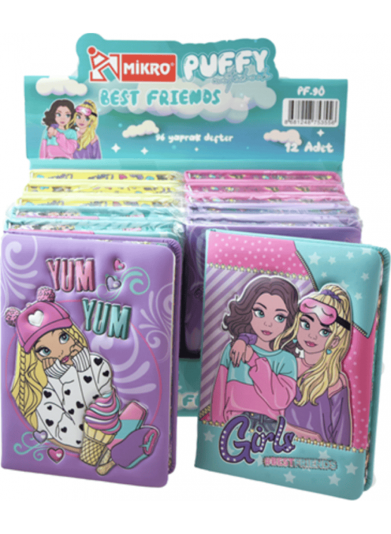 Mikro Not Defteri Puffy Best Frıends PF-90 (1 Adet) Mikro Not Defteri Puffy Best Frıends PF-90 (1 Adet)