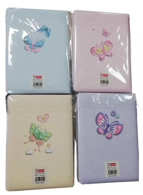 Mikro Not Defteri Puffy Butterflys Pf-60
