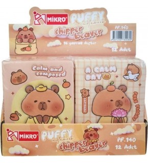 Mikro Not Defteri Puffy Cıpper Beaver Pf-140 (1 Adet)