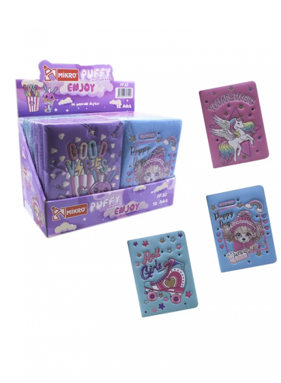 Mikro Not Defteri Puffy Enjoy PF-80 (1 Adet) Mikro Not Defteri Puffy Enjoy PF-80 (1 Adet)