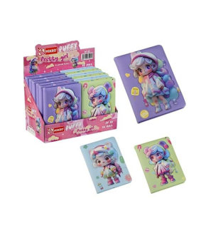 Mikro Not Defteri Puffy Pretty Gırl Pf-10