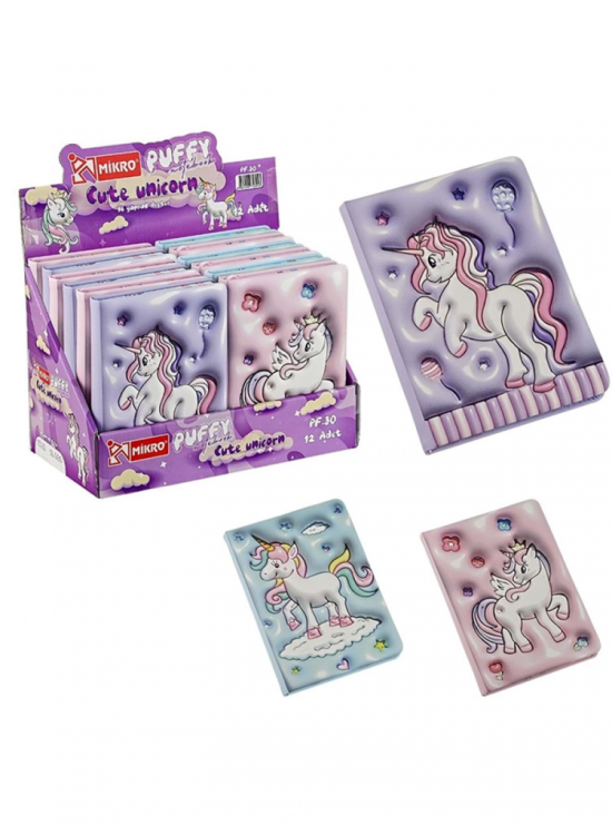 Mikro Not Defteri Puffy Unıcorn PF-30