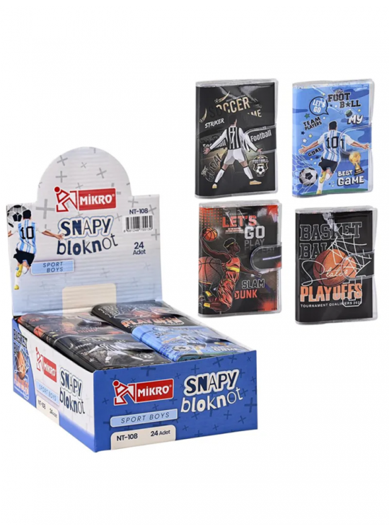 Mikro Not Defteri Sports Boy Nt-108 (1 Adet) Mikro Not Defteri Sports Boy Nt-108 (1 Adet)