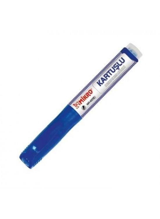 Mikro Tahta Kalemi Kartuşlu Mavi MR-6019 (1 Adet)