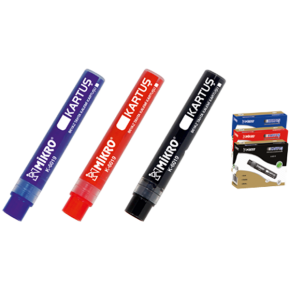 Mikro Tahta Kalemi Kartuşu Kırmızı K-6019 (1 Adet)