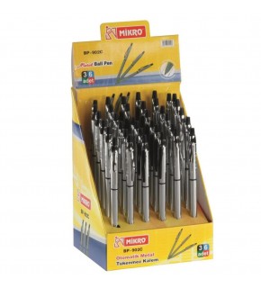 Mikro Tükenmez Kalem Otomatik Metal BP-902C (1 Adet)