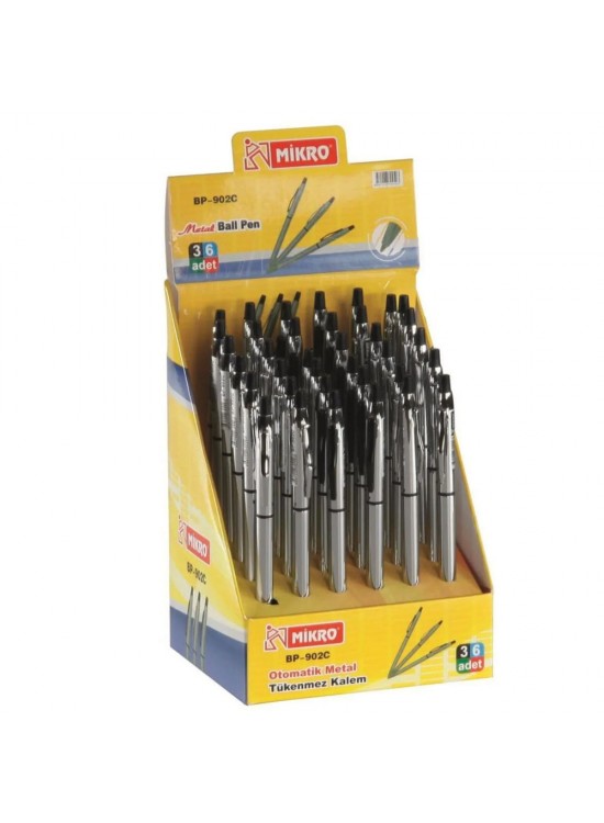 Mikro Tükenmez Kalem Otomatik Metal BP-902C (1 Adet) Mikro Tükenmez Kalem Otomatik Metal BP-902C (1 Adet)