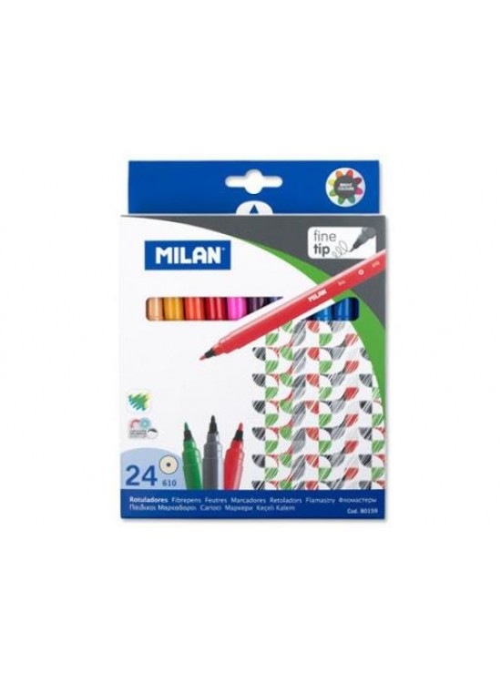 Milan Keçeli Boya Kalemi 24 LÜ ML 80159
