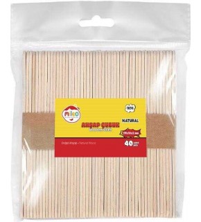 Mileo Ahşap Çubuk Kare 114x10x2 MM Naturel 1830