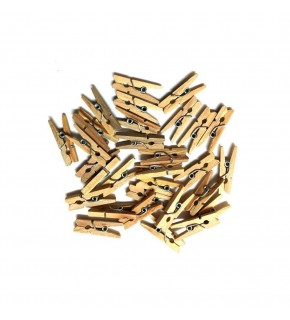 Mileo Ahşap Mandal 25 MM Naturel 1826