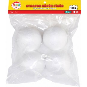 Mileo Strafor Köpük Figür Top 7 Cm 6 Lı 1852