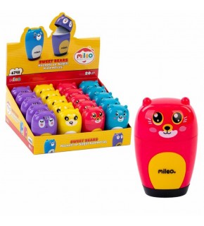 Mileo Sweet Bears Hazneli Ve Silgili Kalemtraş6748 (1 Adet)