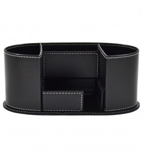 Mimaks Masa Üstü Kalemlik 4 Bölme Suni Deri DK-27