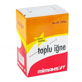 Mimaks Toplu İğne Süper Nikel 250gr Ti250