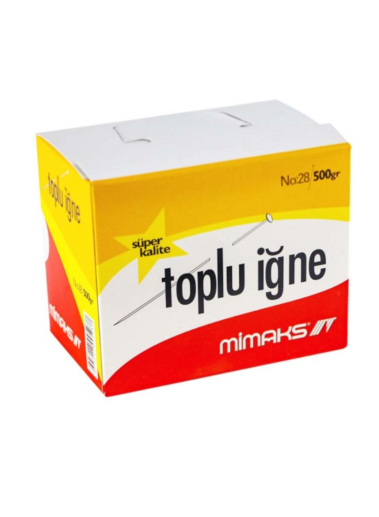 Mimaks Toplu İğne Süper Nikel 500gr Ti500 Mimaks Toplu İğne Süper Nikel 500gr Ti500