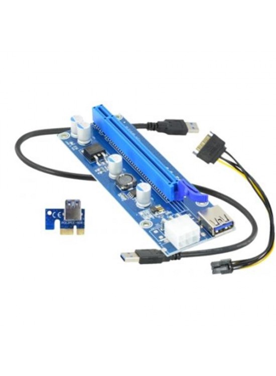 MinerKing Riser Versiyon 009S Bitcoin-Etherium Ekran Kartı Uzatma Aparatı