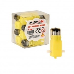 Misyon Çift Eksenli Dişli Motor Dc 3V - 6V ST-98531 (1 Adet)