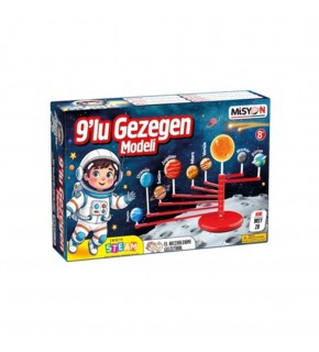 Misyon Gezegenler Modeli Boyamalı  9 Lu GZG-009