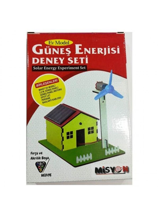 Misyon Güneş Enerjisi Deney Seti Ev Modeli MSY-29 Misyon Güneş Enerjisi Deney Seti Ev Modeli MSY-29