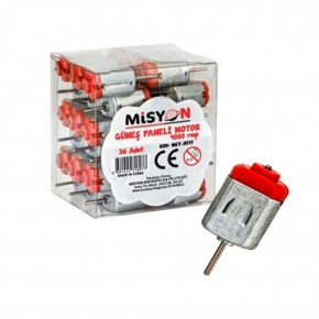 Misyon Güneş Paneli Dc Motor 4000 Rmp MSY-0597 (1 Adet)