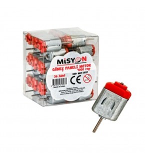 Misyon Güneş Paneli Dc Motor 4000 Rmp MSY-0597 (1 Adet)