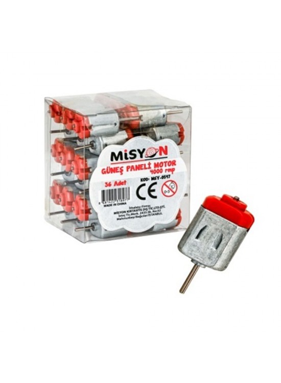 Misyon Güneş Paneli Dc Motor 4000 Rmp MSY-0597 (1 Adet)