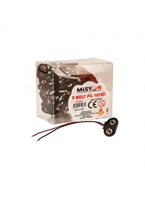 Misyon Pil Yatağı 9 Volt 50 Li MSY-0983