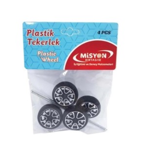 Misyon Plastik Tekerlek Küçük 4 LÜ TKR909