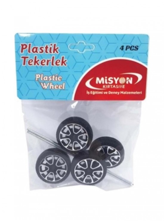 Misyon Plastik Tekerlek Küçük 4 LÜ TKR909
