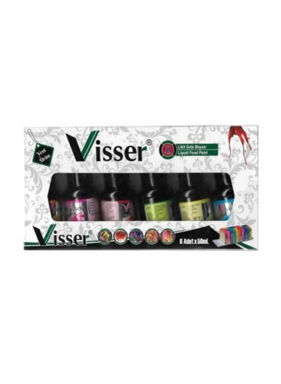 Misyon Visser Likit Gıda Boyası Karışık 6 Lı Msy-0132 Misyon Visser Likit Gıda Boyası Karışık 6 Lı Msy-0132