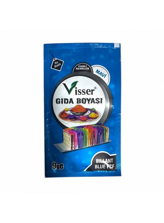 Misyon Visser Toz Gıda Boyası 9 Gr Mavi (1 Adet) Misyon Visser Toz Gıda Boyası 9 Gr Mavi (1 Adet)