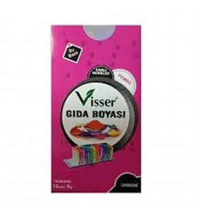 Misyon Visser Toz Gıda Boyası 9 Gr Pembe (1 Adet)