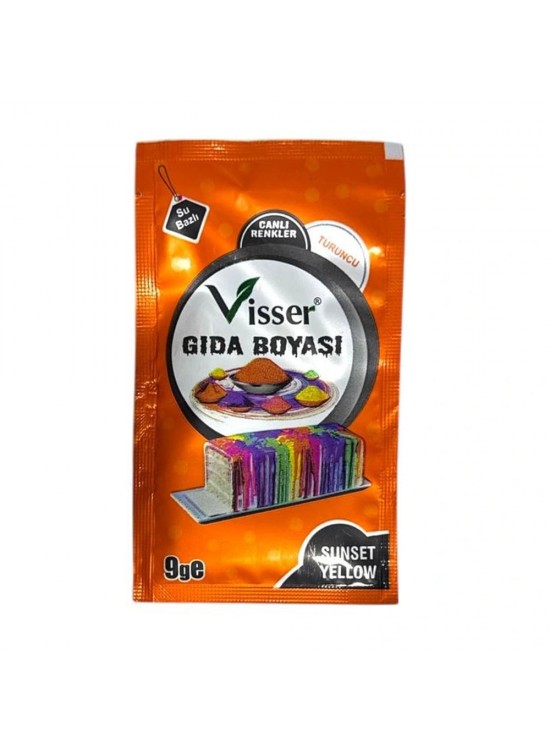 Misyon Visser Toz Gıda Boyası 9 Gr Turuncu (1 Adet) Misyon Visser Toz Gıda Boyası 9 Gr Turuncu (1 Adet)