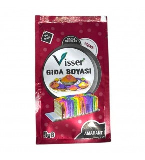 Misyon Visser Toz Gıda Boyası 9 Gr Vişne Msy-0119