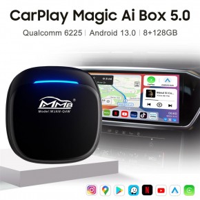MMB MAX 5.0 Android 13, 8+128GB, Kablosuz-Wireless CarPlay SM6225 Chipset Full Android Box