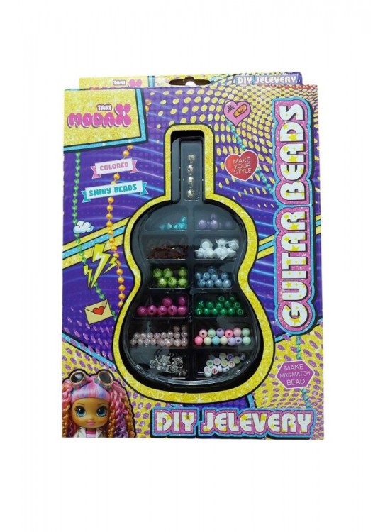 Modax Kutulu Gitar Takı Boncuk Seti 1015