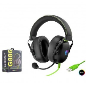 MOFAN G886 USB RGB 7.1 Surround Over-Ear Mikrofonlu Gaming Kulaklık Siyah