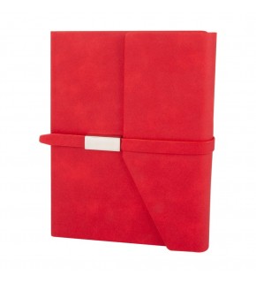 MOGAN KIRMIZI TARİHSİZ DEFTER (15x21 CM)