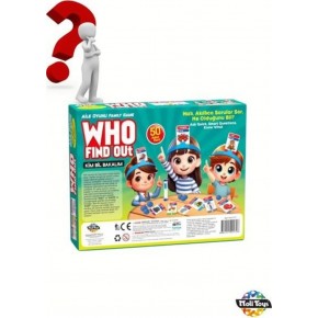 Moli Toys Kim Bil Bakalım(find Out Who) Kutu Oyunu ML-1728