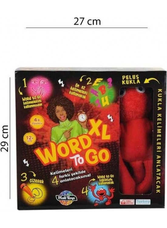 Moli Toys Word XL To Go Kukla Kelimeleri Anlatacak ML-1599