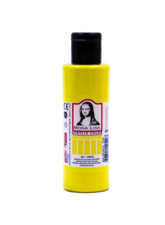 Mona Lisa Akrilik Boya 70 ML Limon Sarı SD150-01 (1 Adet)